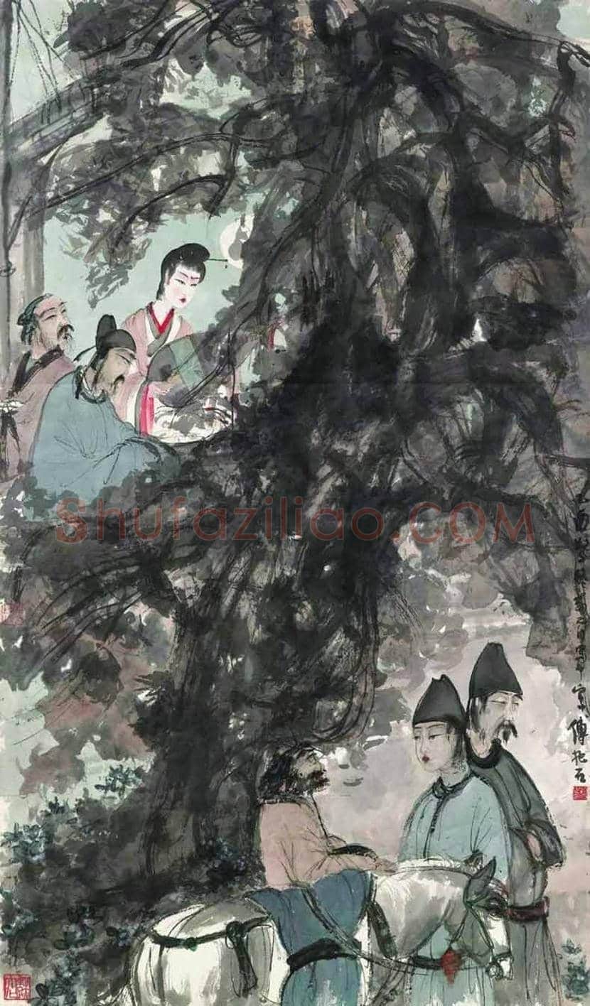 盘点拍卖场上傅抱石的“琵琶行”题材作品 | 书画科普