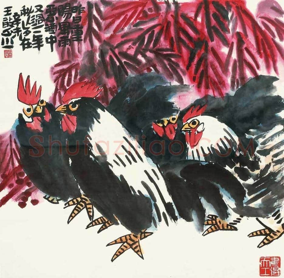 王憨山花鸟画作品欣赏 | 书画资料