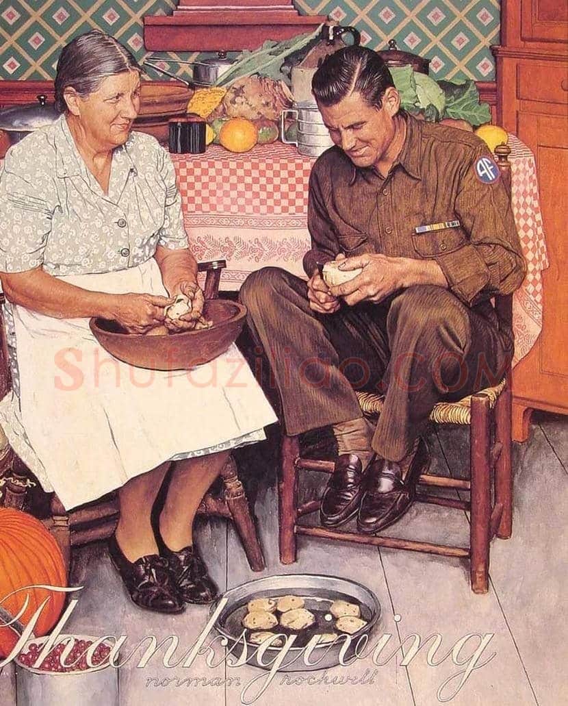 美国插画师|诺曼·洛克威尔作品欣赏 | 书画科普