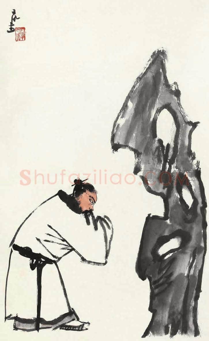 李可染人物画,极少见! | 书画科普