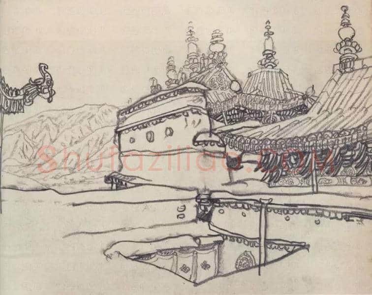 陈丹青的西藏速写欣赏 | 书画学堂