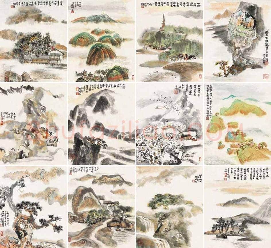 程十发山水画欣赏 | 书画资料