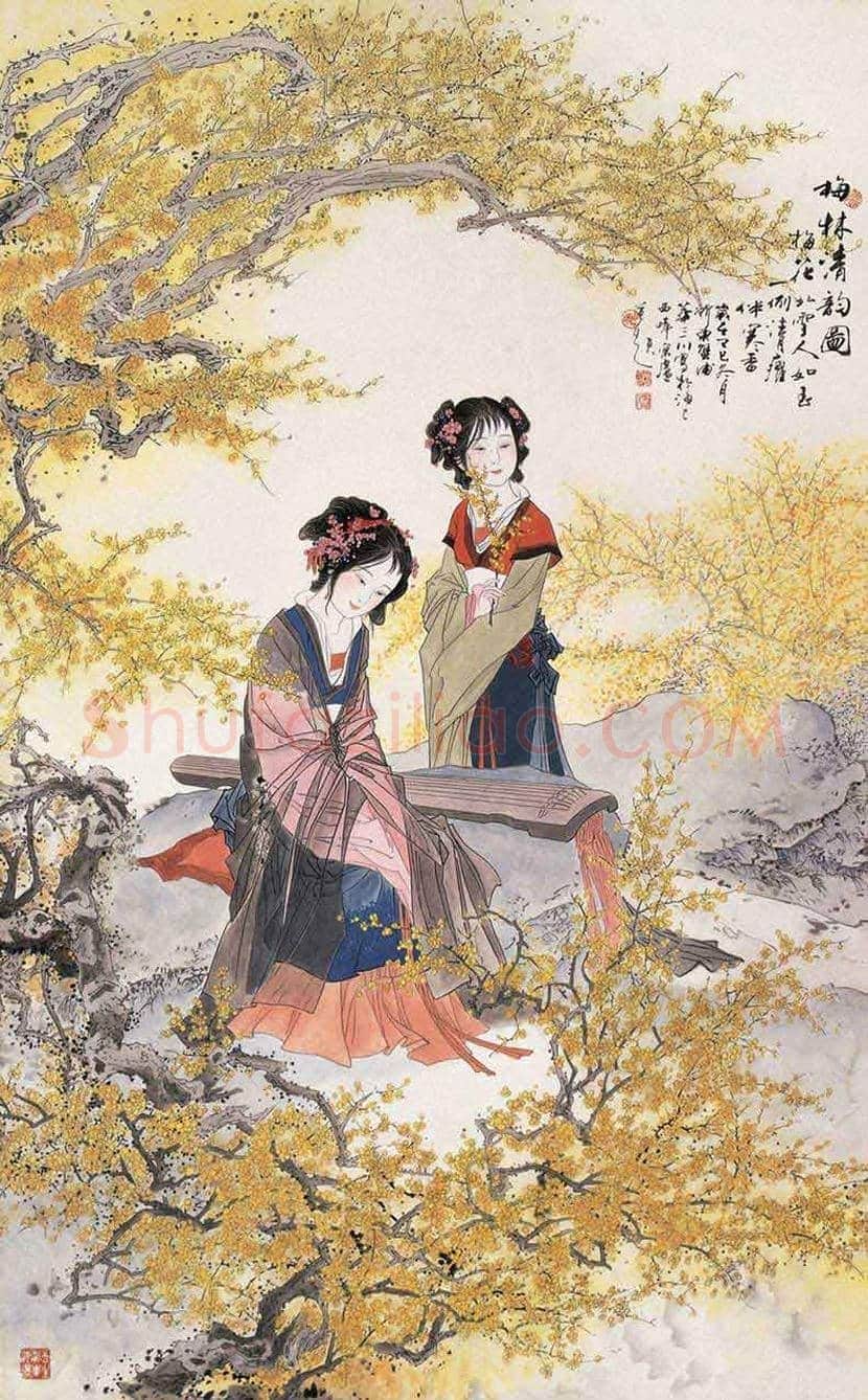 华三川工笔仕女作品欣赏 | 书画科普