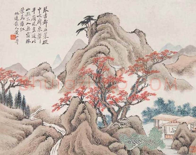 黄山寿山水画作品欣赏 | 书画科普