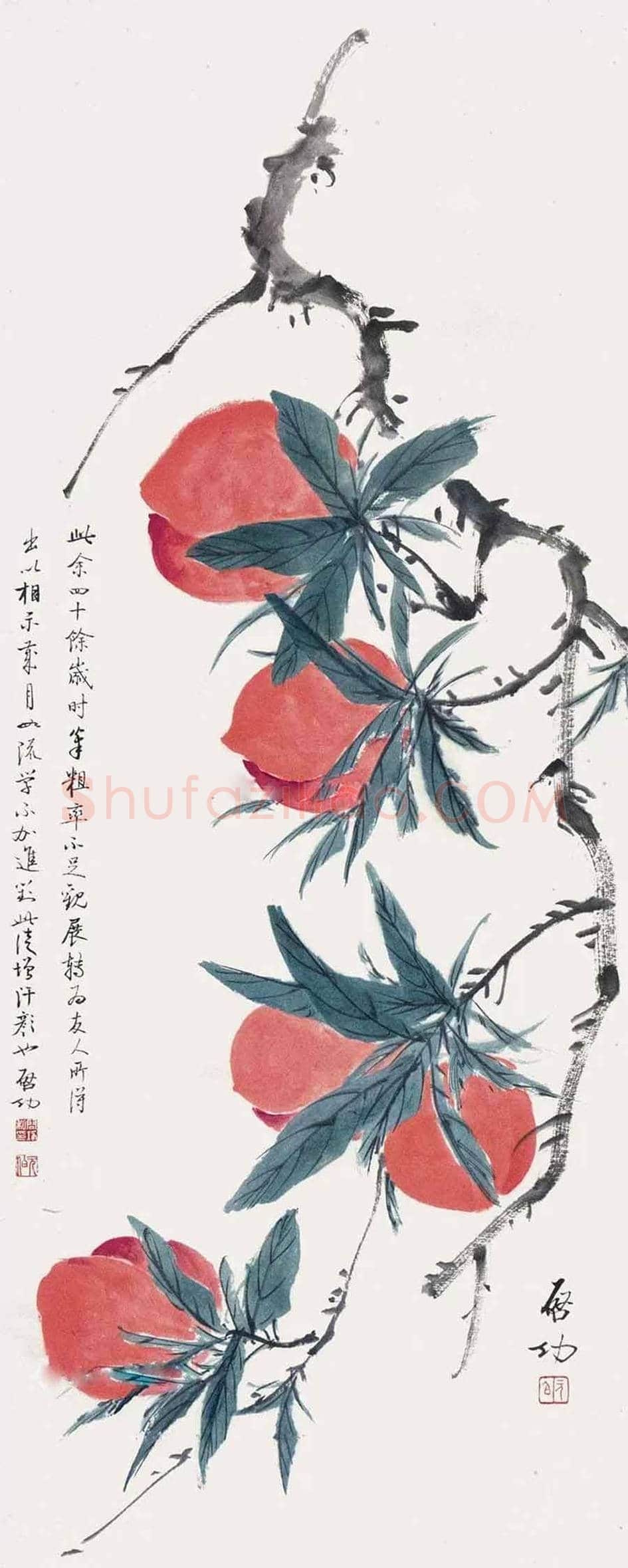 启功花鸟画图赏 | 书画文摘