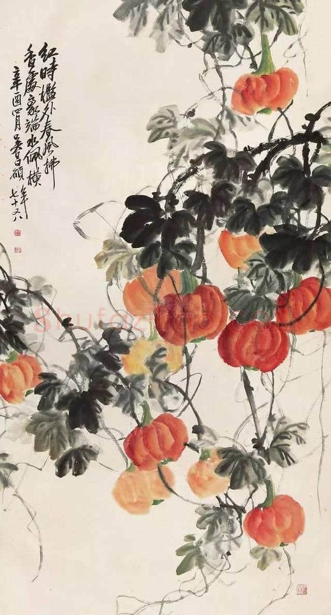 吴昌硕 | 金石入画，艳而不俗 | 书画知识