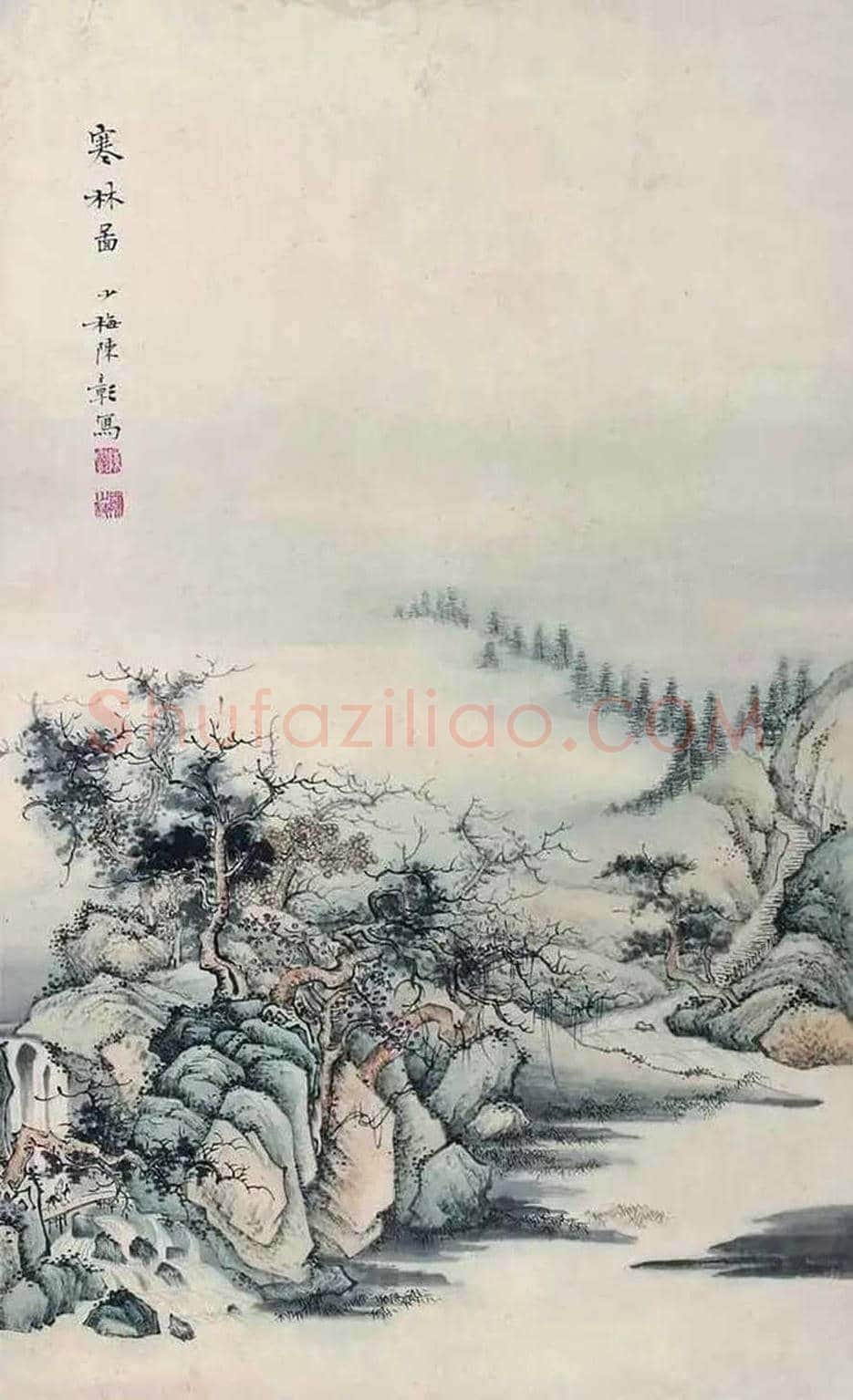 陈少梅先生的笔下四季，美到心醉！ | 书画知识