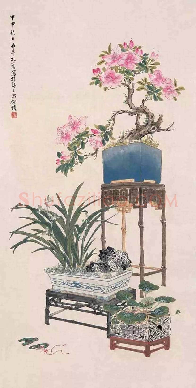 孔小瑜博古画欣赏 | 书画百科