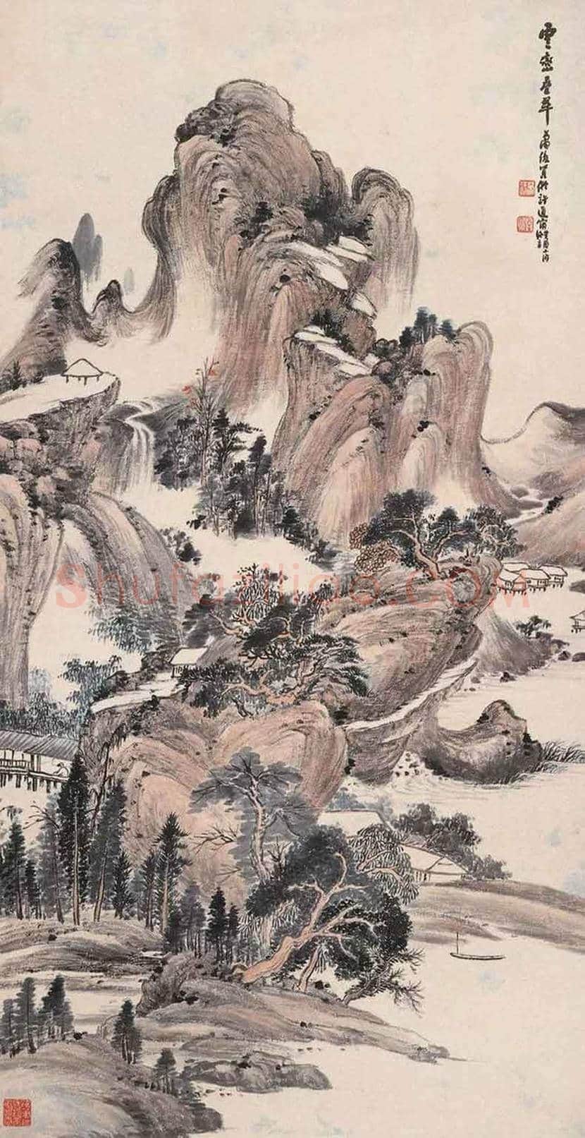 萧俊贤山水画欣赏 | 书画常识