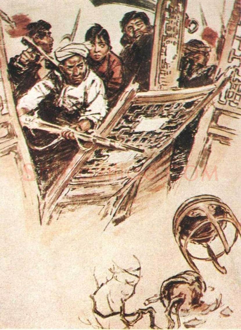 红色画家董辰生的插图作品欣赏 | 书画学堂