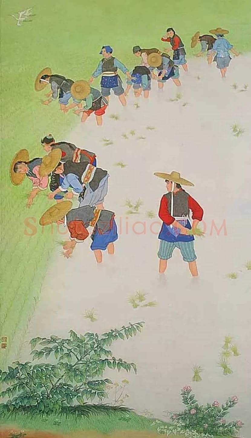 潘洁滋简介及工笔重彩人物画欣赏 | 书画知识