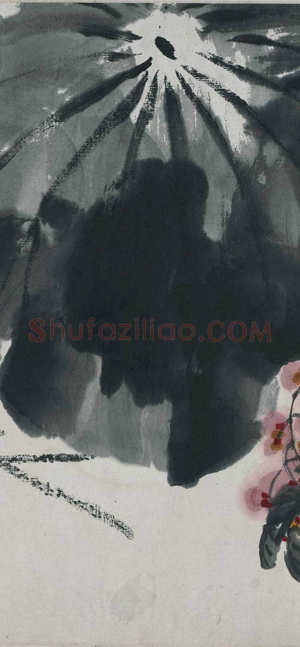 齐白石《折枝花卉长卷》 图赏 | 著名国画图片