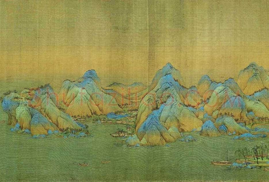 北宋王希孟《千里江山图卷》欣赏 | 书画学堂