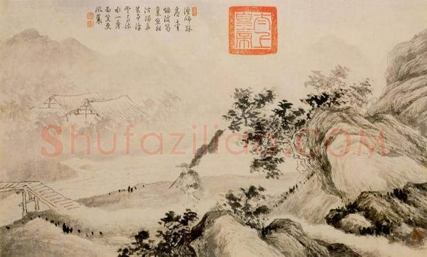 唐寅山水人物画（高清大图） | 传世国画作品