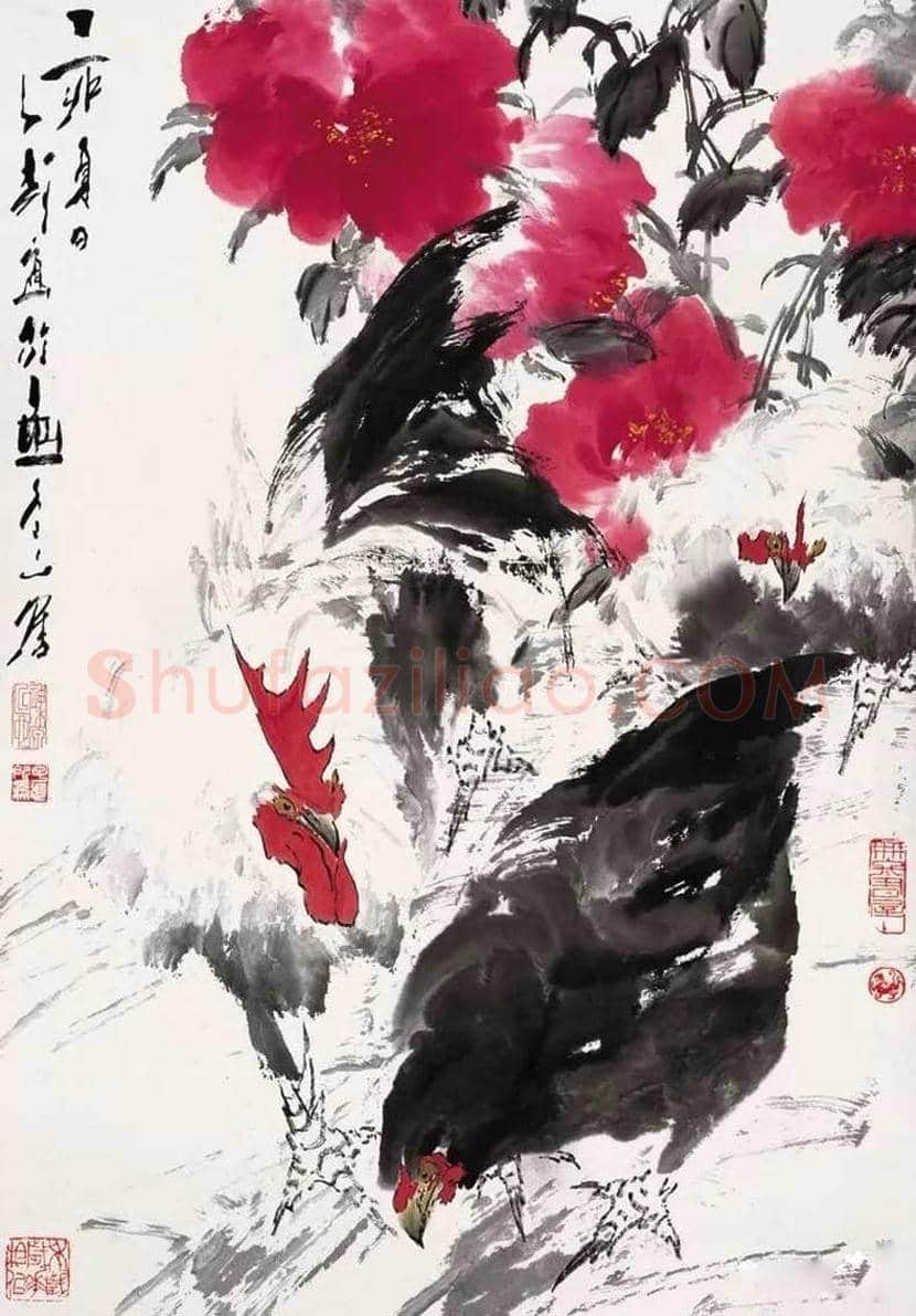 王子武大写意牡丹欣赏 | 书画文摘