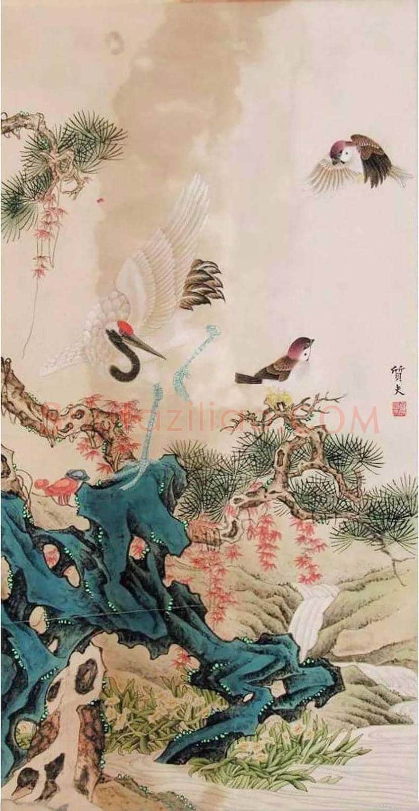 钟质夫花鸟画作品欣赏 | 书画文摘