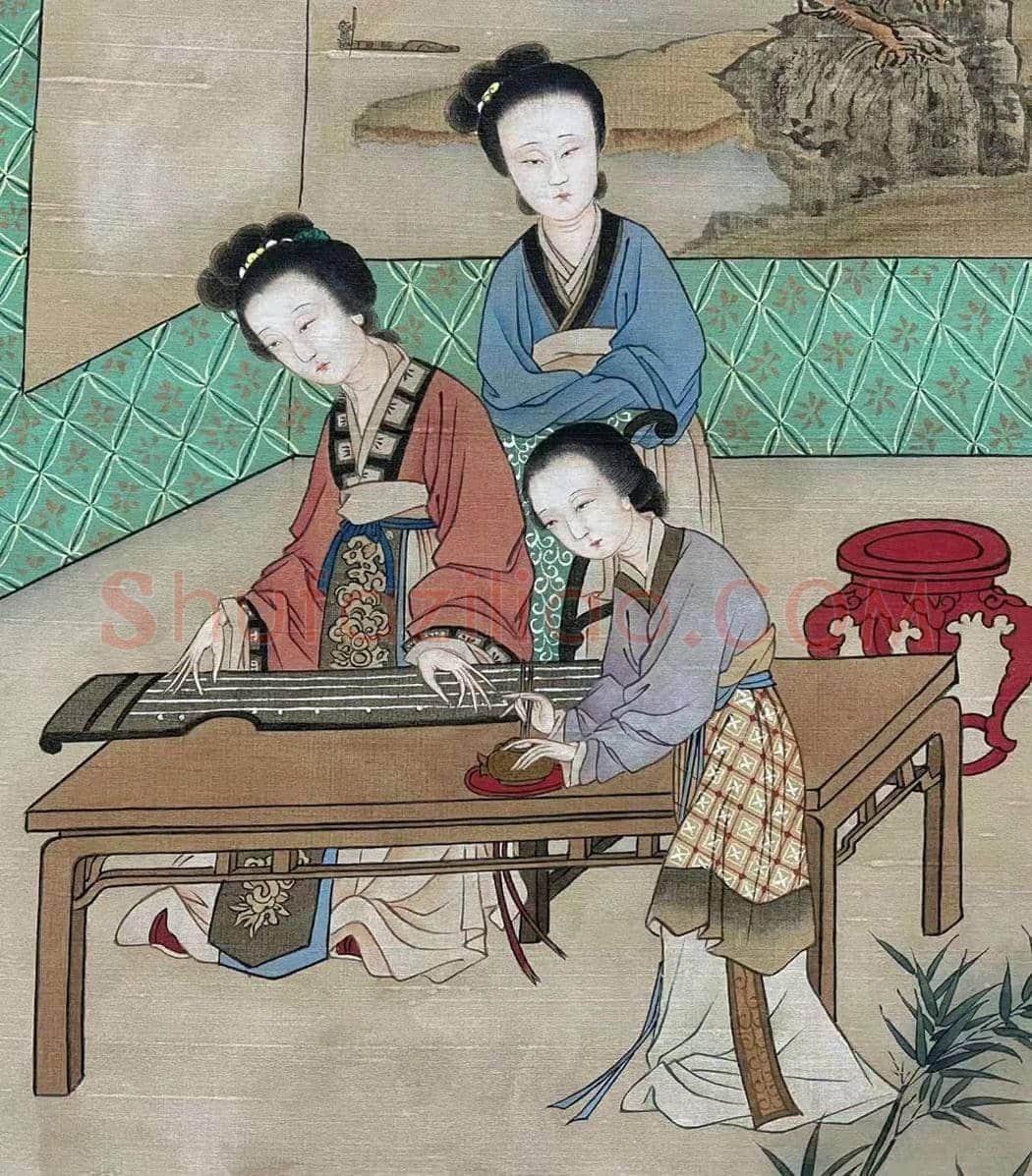 陈少梅《 屏风仕女图》惊艳现世,绝美臻品 | 国画赏析