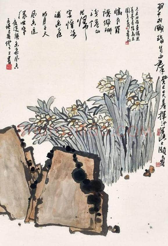 潘天寿《翠羽明珰自不群》赏析 | 书画讲解
