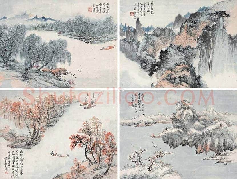 郑午昌山水画欣赏 | 书画常识