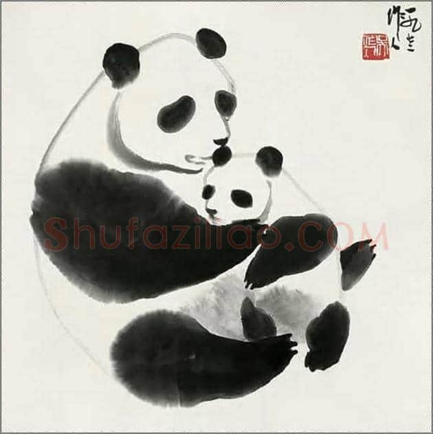 吴作人的熊猫图欣赏 | 书画科普