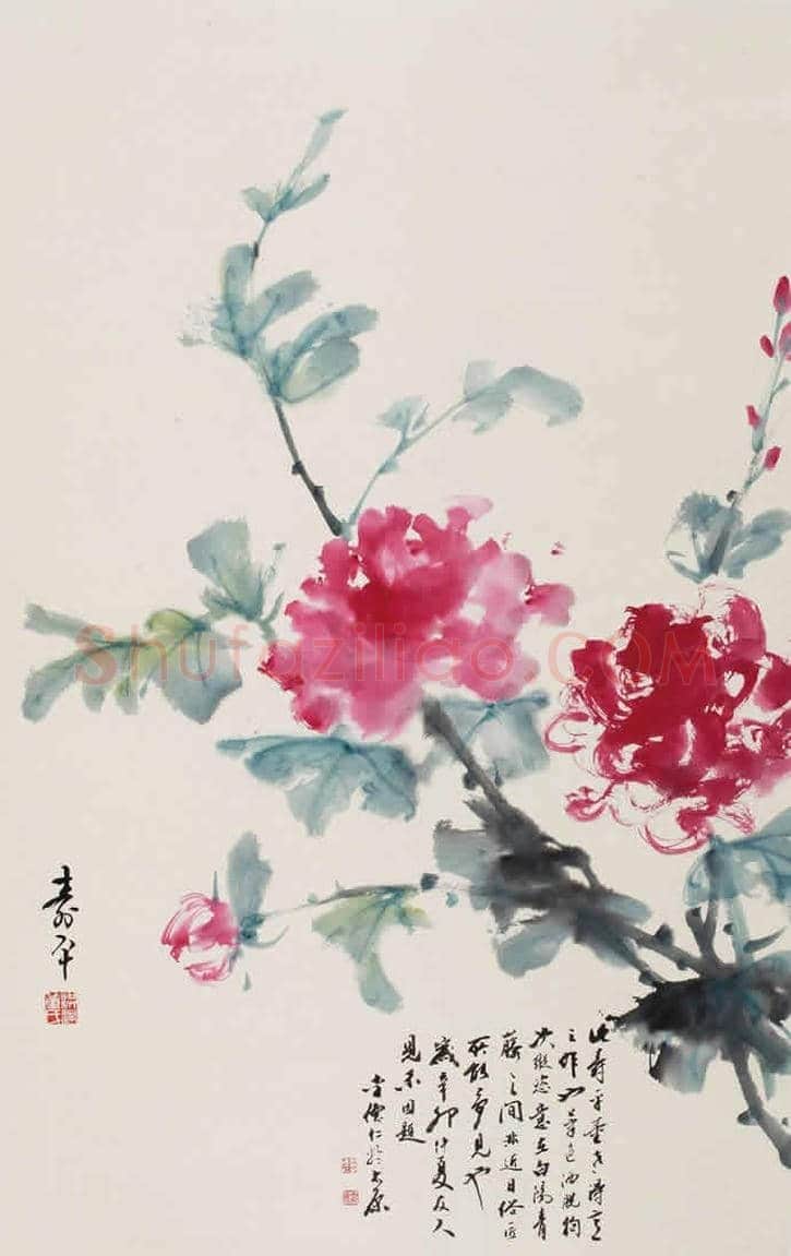 董寿平笔下的牡丹 | 书画讲解