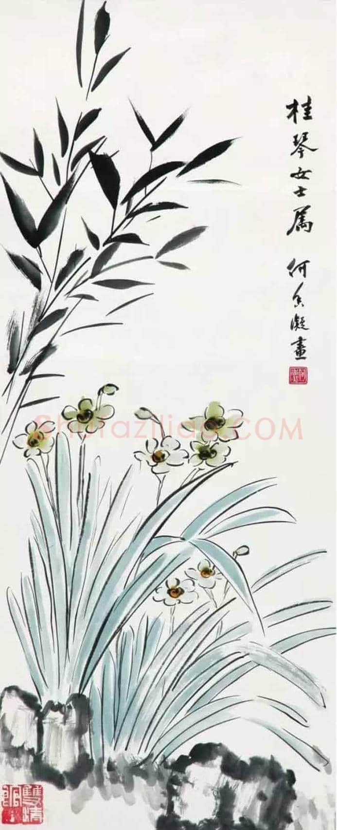 一代女杰何香凝作品欣赏 | 书画知识