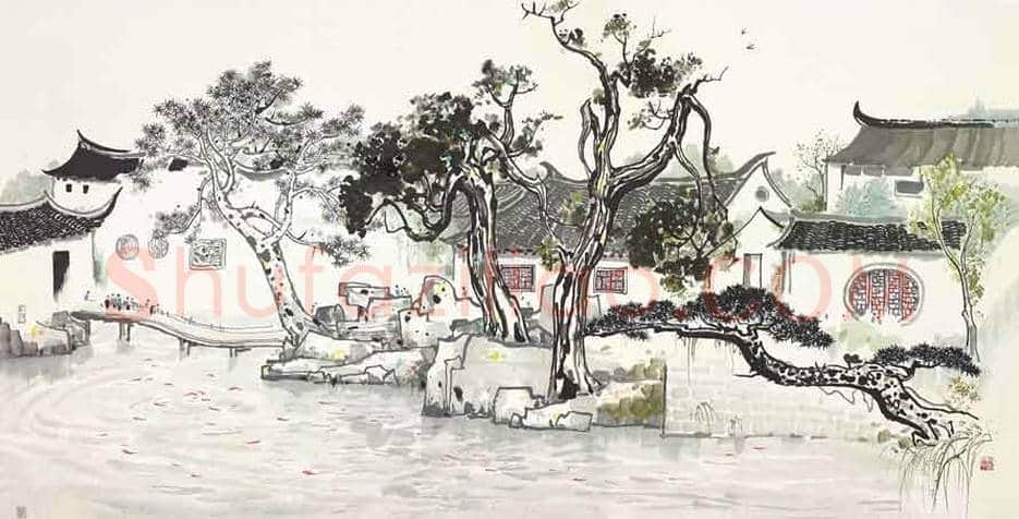吴冠中国画成交价格记录 | 书画百科
