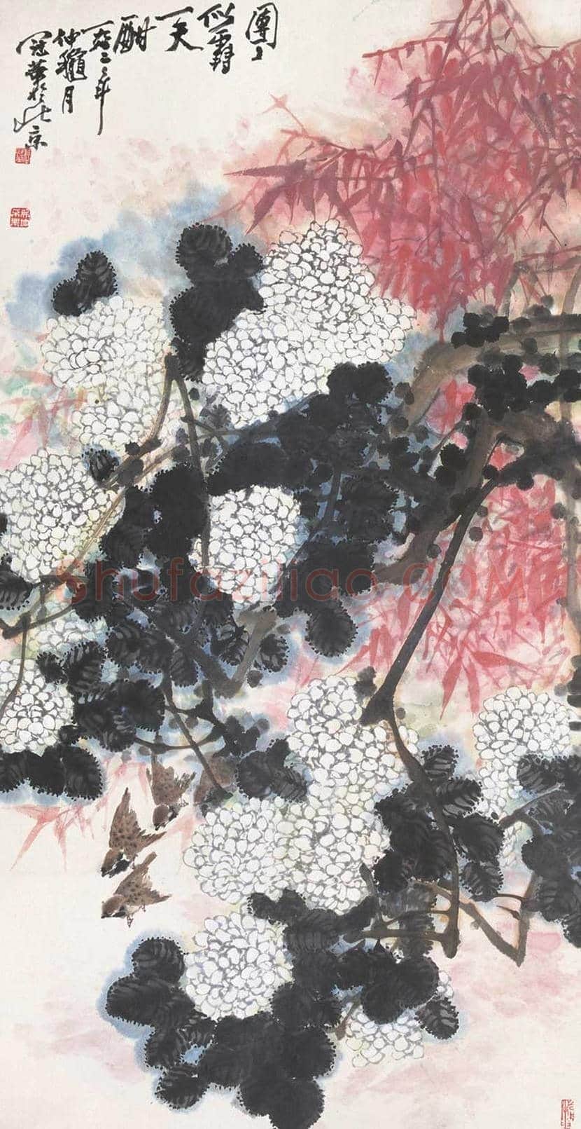 高冠华花鸟画作品欣赏 | 书画常识