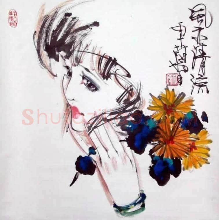 林墉精品水墨人物作品欣赏 | 书画讲解