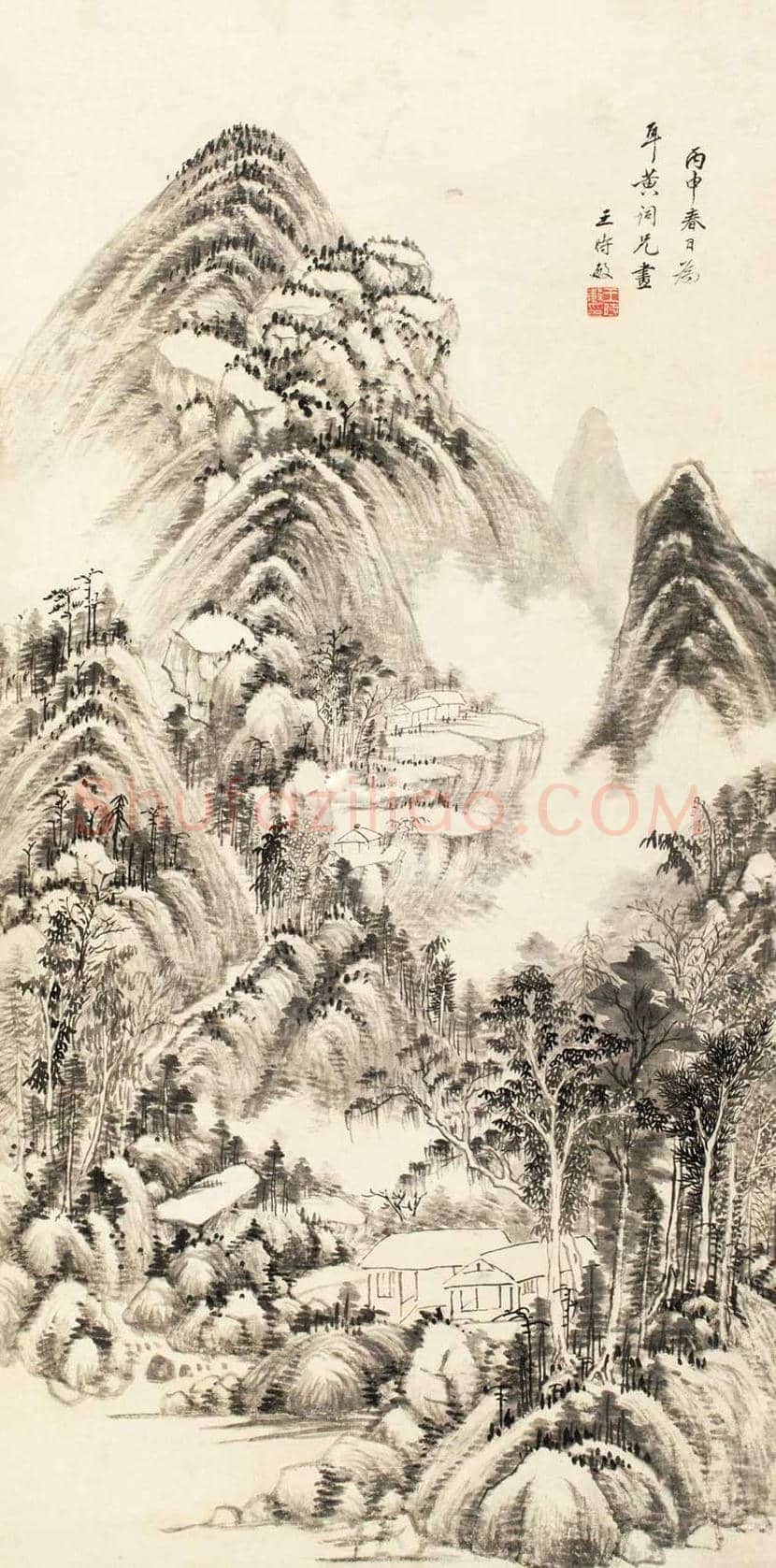 王时敏作品价格,多少钱一平尺? | 书画学堂