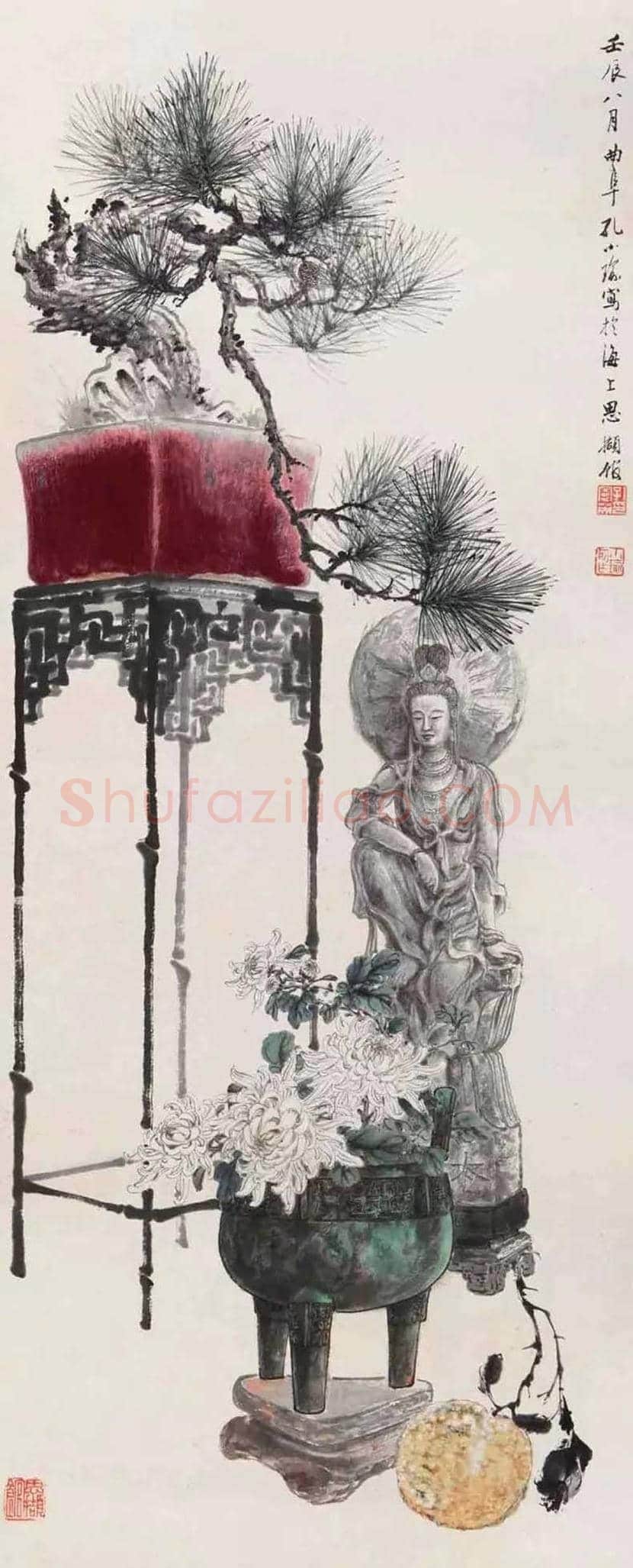 孔小瑜博古画欣赏 | 书画百科