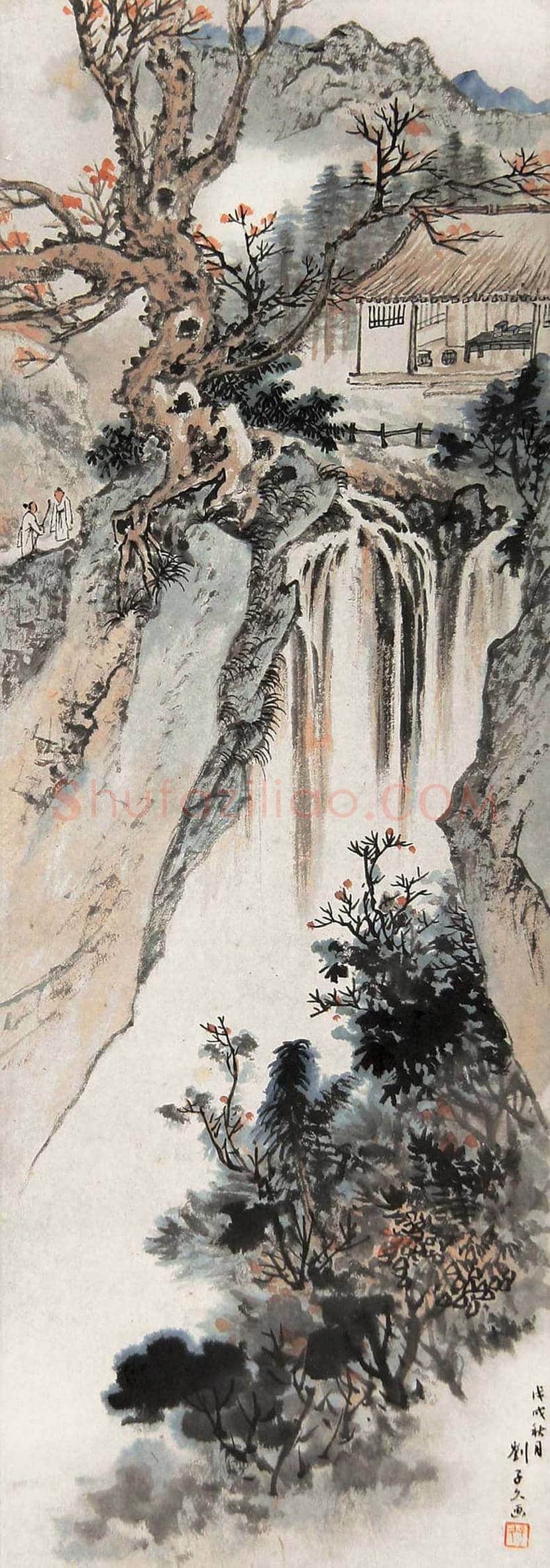 刘子久山水人物画作品欣赏 | 书画讲解