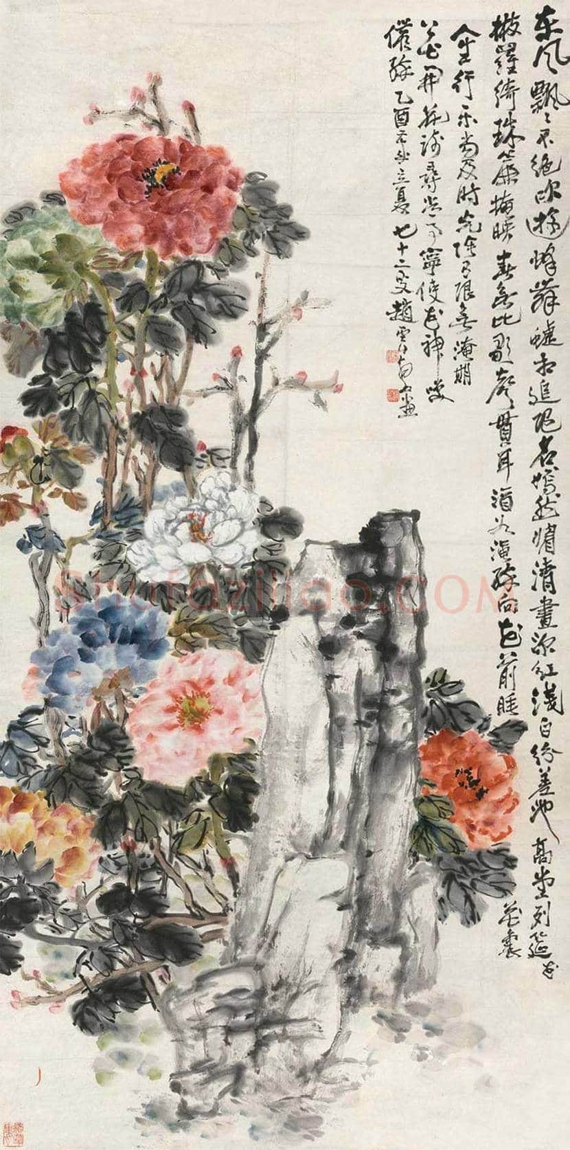 赵云壑花鸟画欣赏 | 书画资料