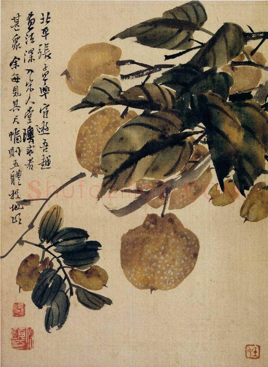 任伯年《花卉册页》欣赏 | 著名国画图片