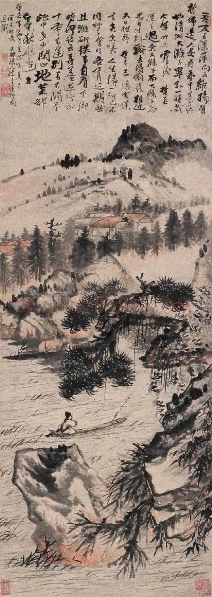石涛山水画精品欣赏 | 书画常识