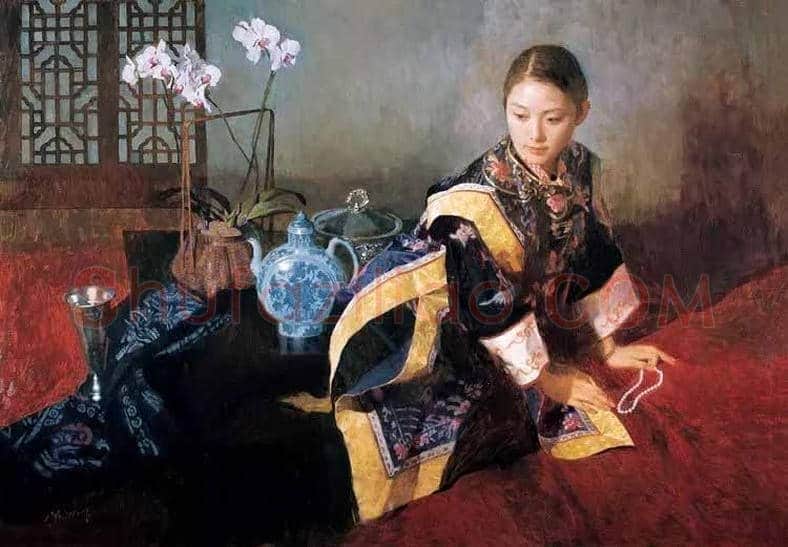 陈衍宁笔下绝美中国女性! | 书画知识