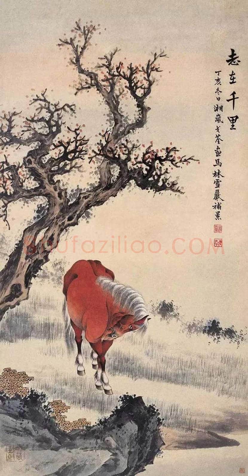 戈湘岚骏马图欣赏 | 书画资料