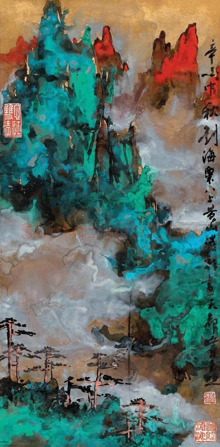 刘海粟泼墨泼彩作品精选 | 书画讲解