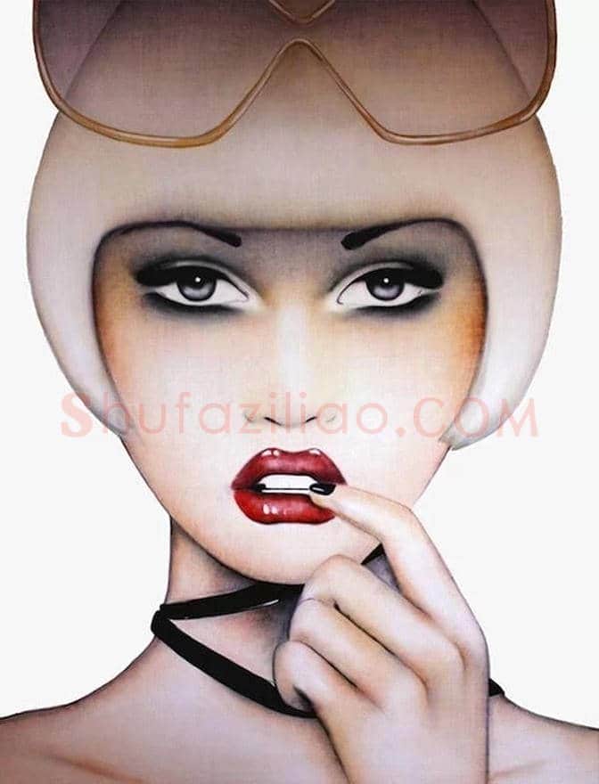 比利时女画家时尚肖像绘画作品欣赏 | 书画学堂