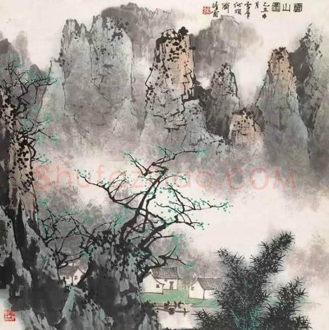 白雪石绘画作品《桂林山水》欣赏(100幅) | 书画文摘