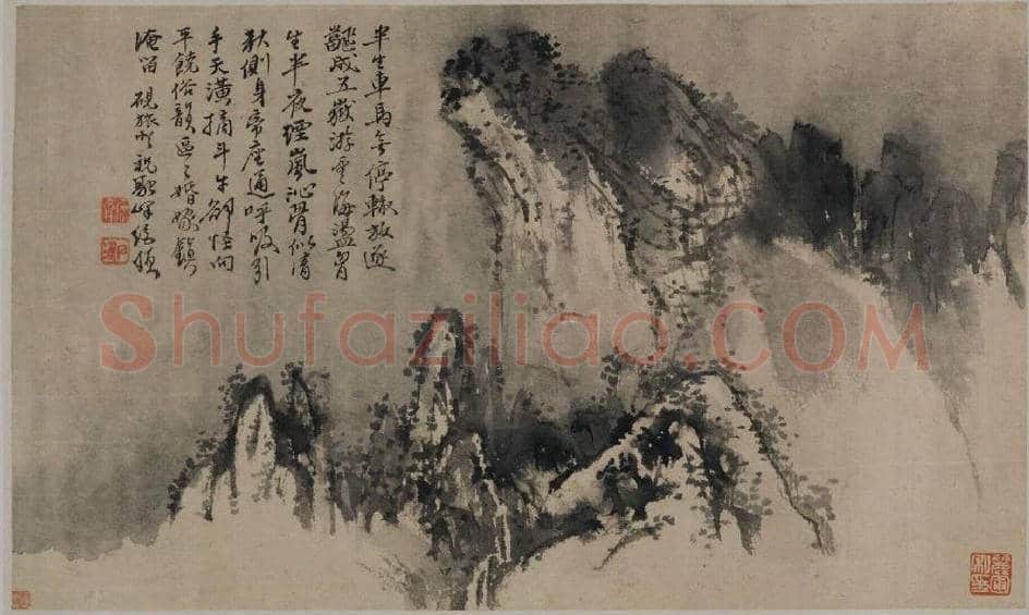 石涛神品《石涛上人山水册》欣赏 | 书画百科