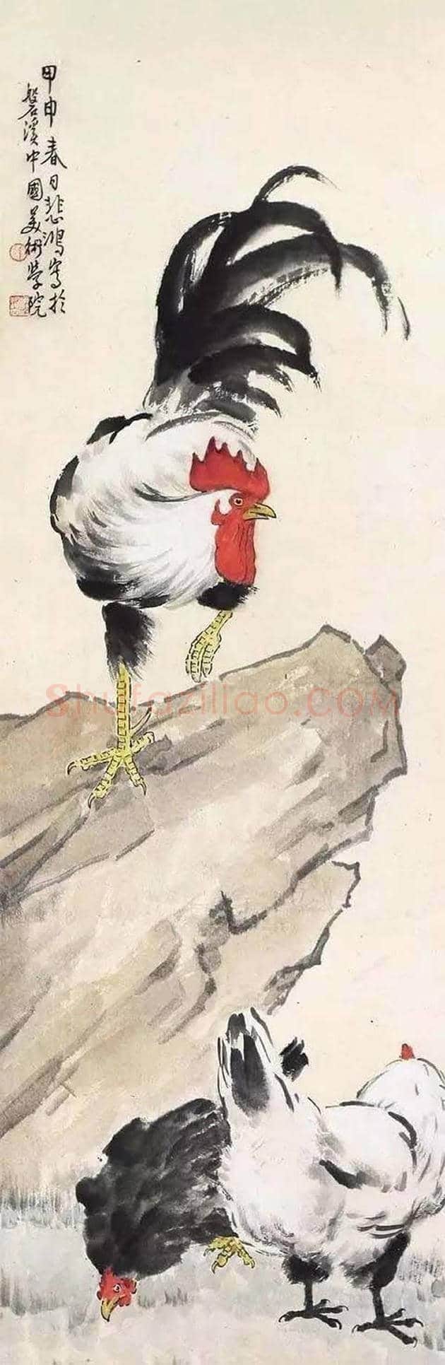 徐悲鸿笔下的46幅家畜图,形象生动 | 书画文摘