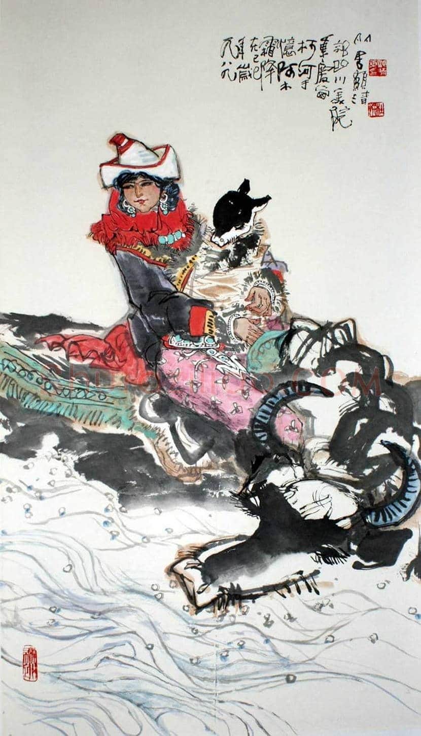 杜显清人物画作品欣赏 | 书画常识