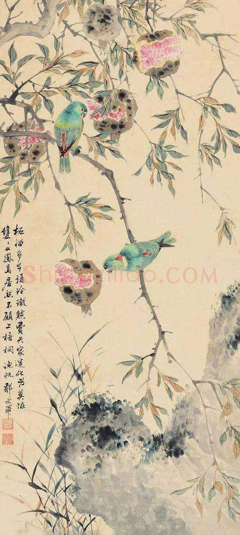 郁文华作品欣赏 | 书画资料