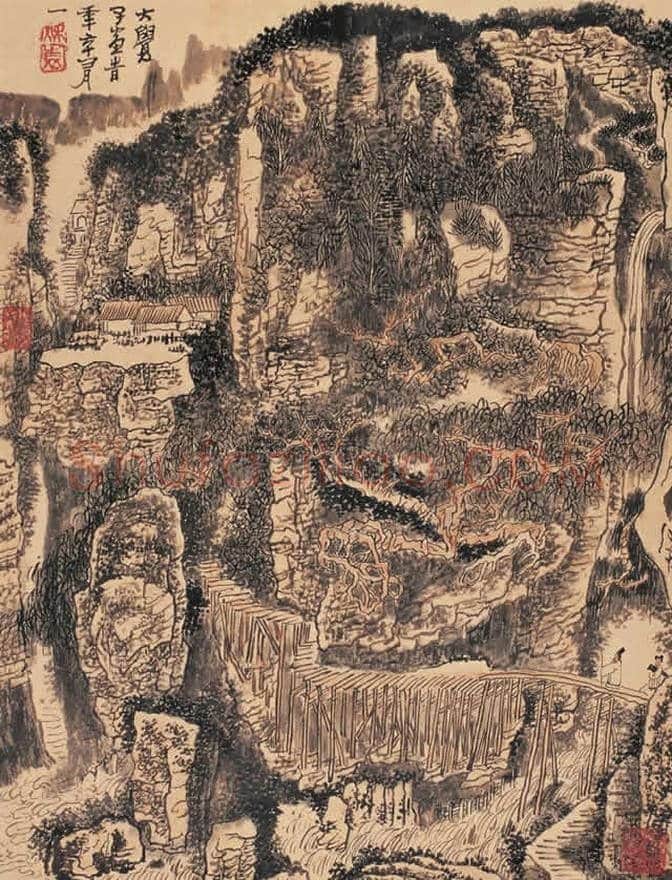 绘画奇人黄秋园作品欣赏(100幅) | 书画百科
