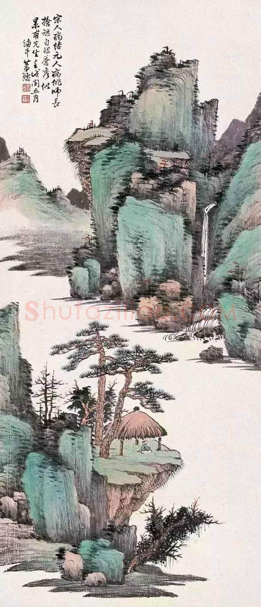 萧谦中山水画欣赏 | 书画学堂