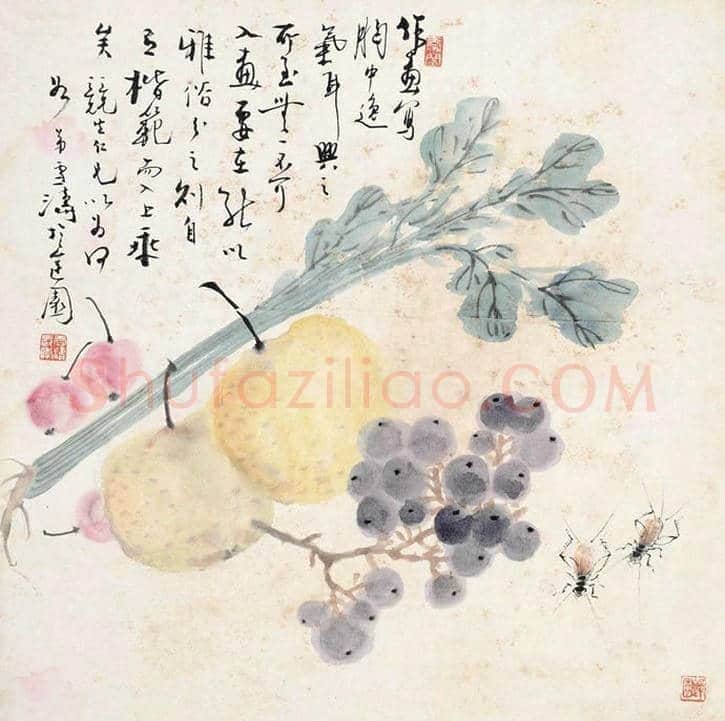 王雪涛蔬果图欣赏 | 书画学堂