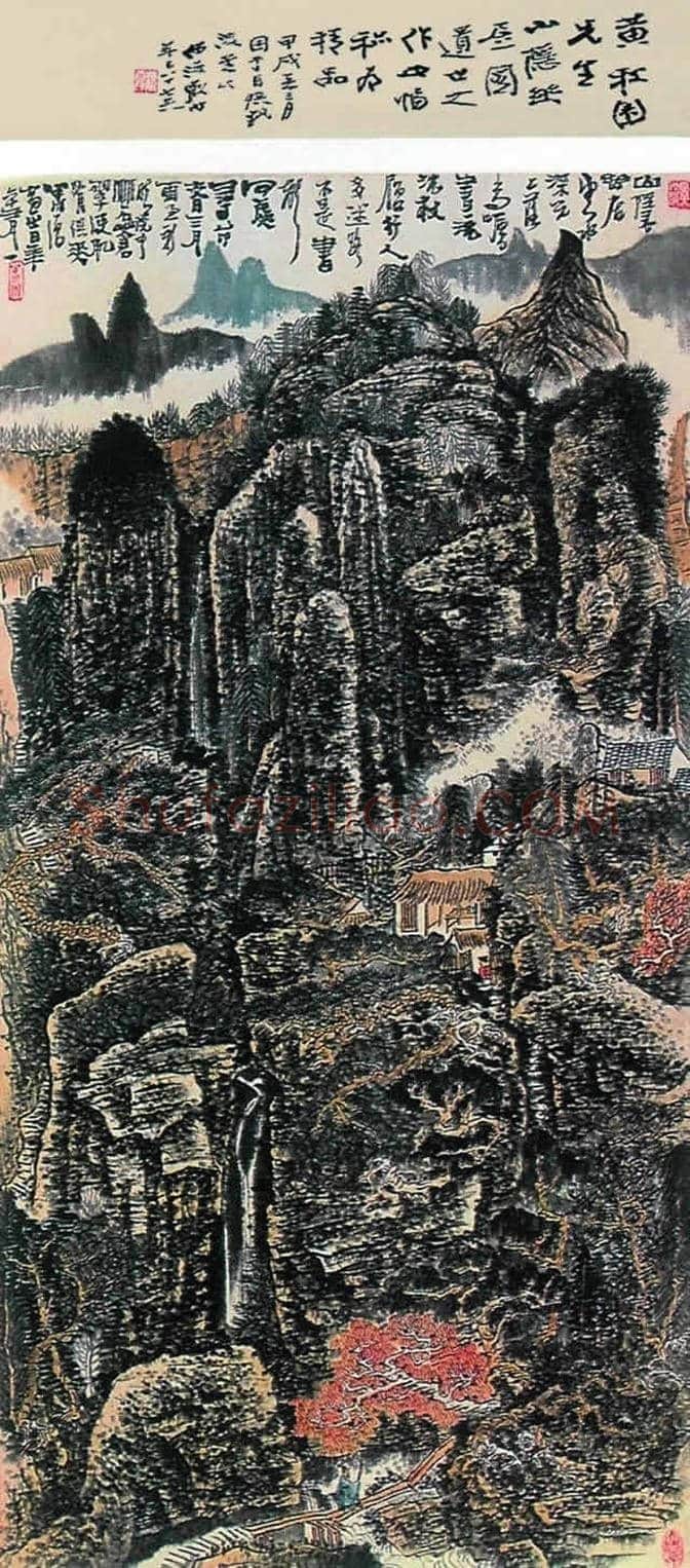 绘画奇人黄秋园作品欣赏(100幅) | 书画百科