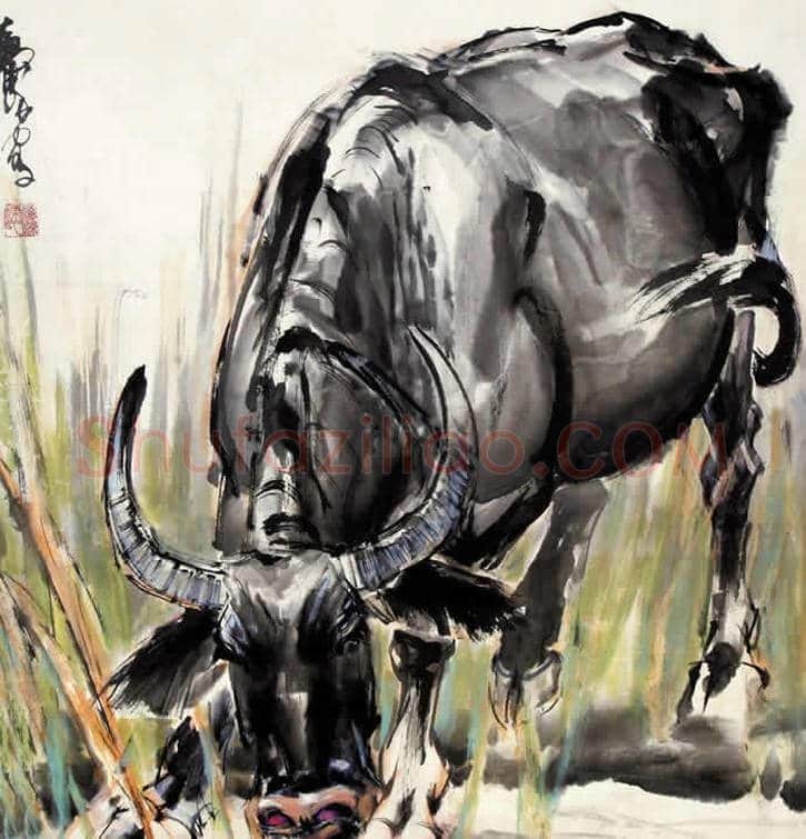 黄胄笔下的牛马羊 | 书画文摘
