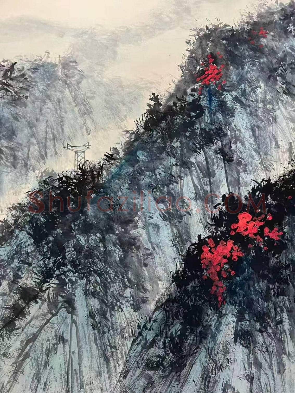 山河新貌 丹青史诗——宋文治《扬子江畔》 | 国画欣赏